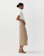 Load image into Gallery viewer, Tyler Skirt in Flax Linen Twill
