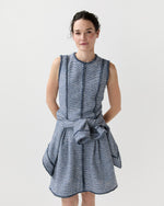 Load image into Gallery viewer, Blythe Dress in Blue/Multi Bouclé Knit
