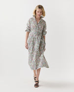 Load image into Gallery viewer, Classic Shirtwaist Dress in Alabaster/Multi Tapestry Liberty Fabric
