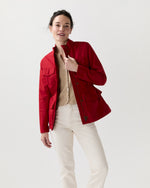 Load image into Gallery viewer, M65 Jacket in Red Dry Waxed Poplin
