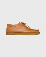 Load image into Gallery viewer, Crepe Lace-Up Moccasin in Natural Leather
