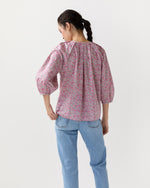 Load image into Gallery viewer, Victoria Blouse in Pink Wiltshire Bud Liberty Fabric
