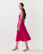 Load image into Gallery viewer, Amanda Dress in Pink Nylon Faille
