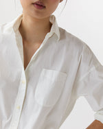 Load image into Gallery viewer, Weekender Shirt in White Cotton/Nylon Poplin
