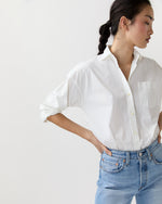 Load image into Gallery viewer, Weekender Shirt in White Cotton/Nylon Poplin
