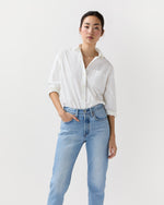 Load image into Gallery viewer, Weekender Shirt in White Cotton/Nylon Poplin
