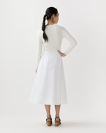 Load image into Gallery viewer, Sophia Skirt in White Poplin
