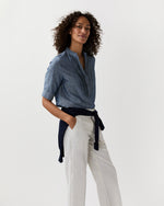 Load image into Gallery viewer, Madison Shirt in Light Wash Cotolino Chambray
