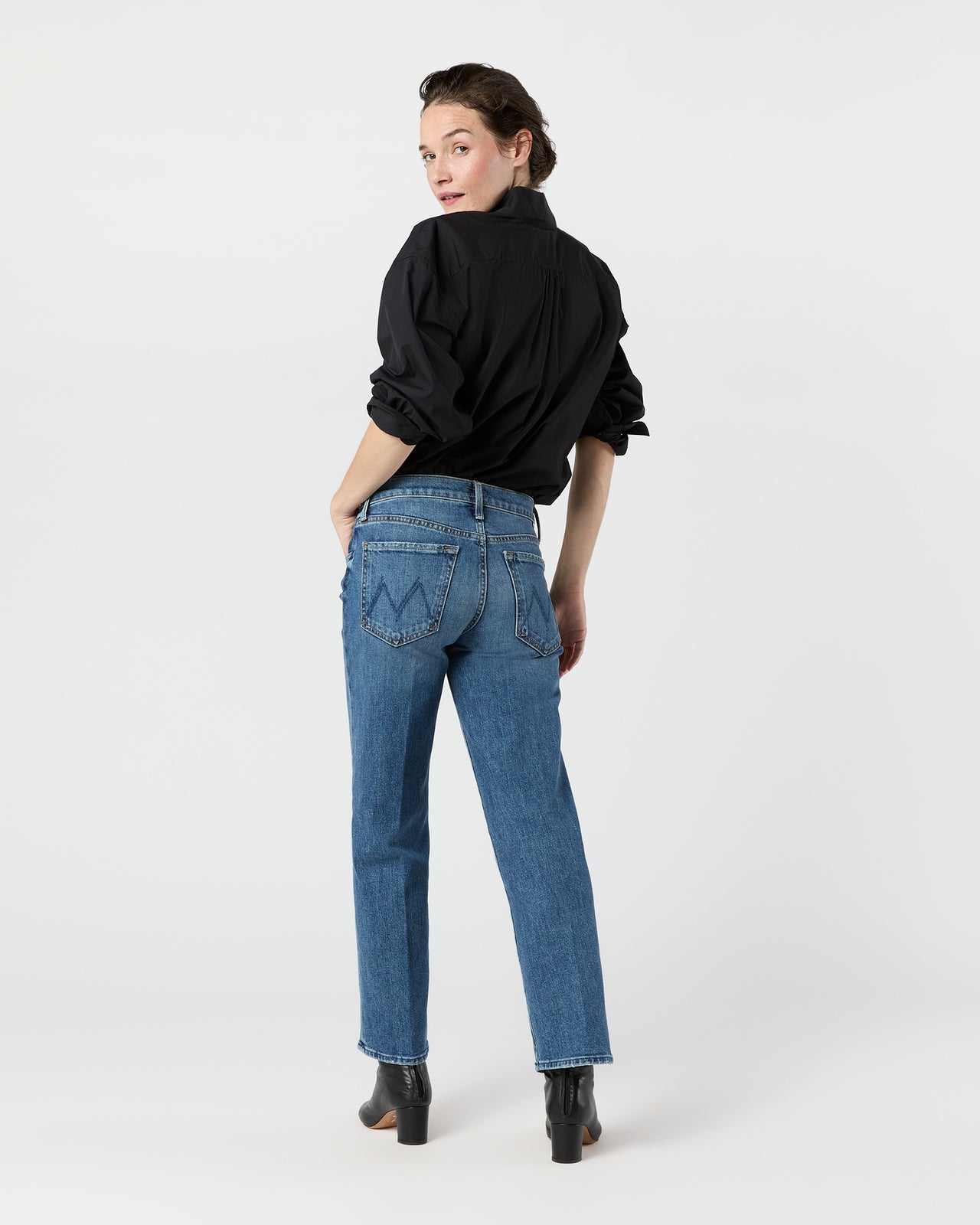 The Mid Rise Rambler Zip Ankle Jean in Tambourine Man