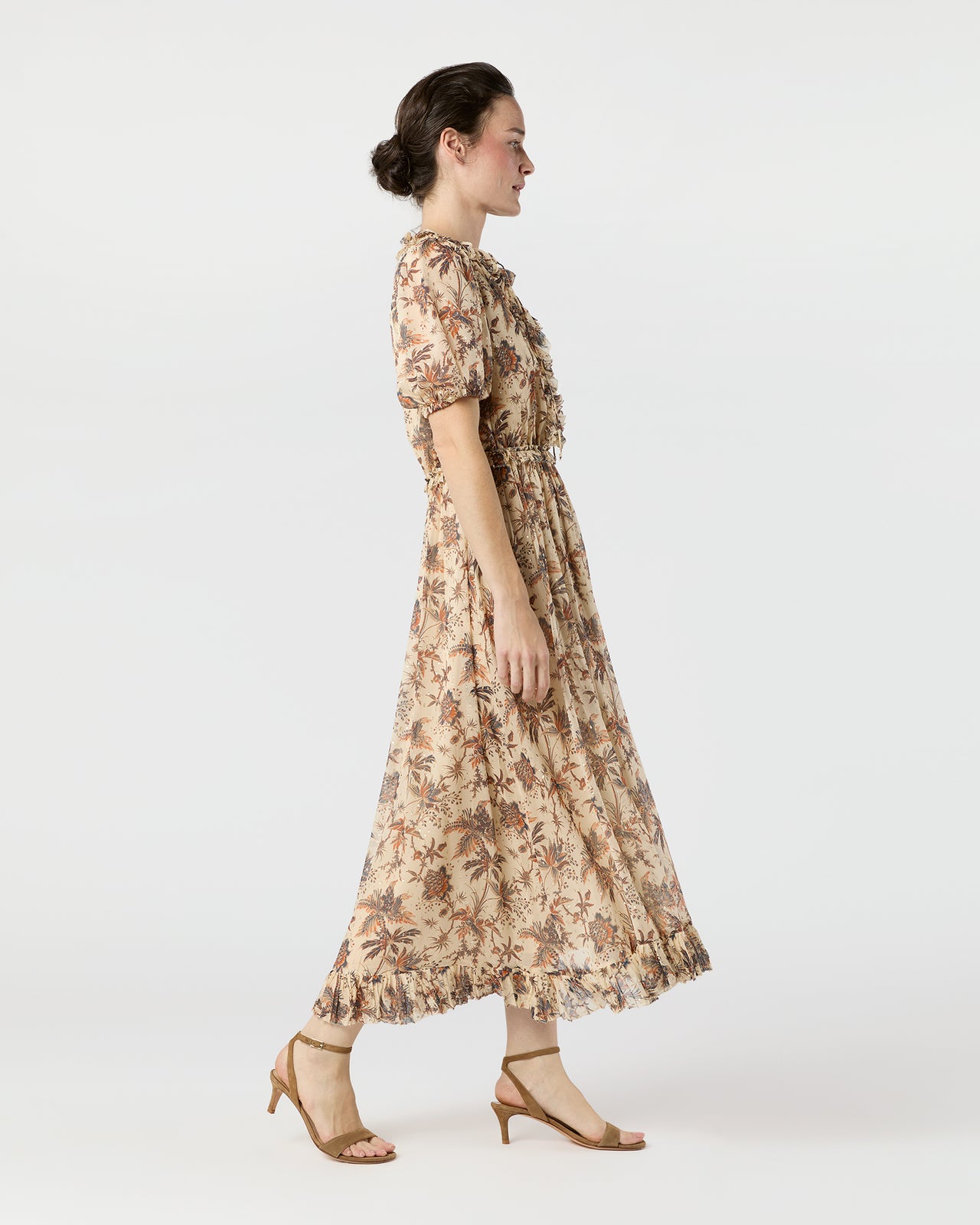 Rosamunde Dress in Cameo