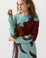 Load image into Gallery viewer, Long Sleeve Swing Dress in Peony
