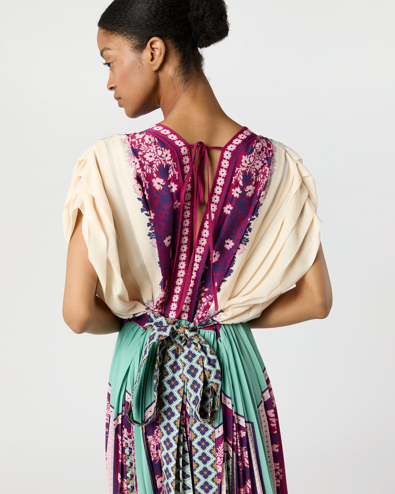 Accordion Dress in Regalia