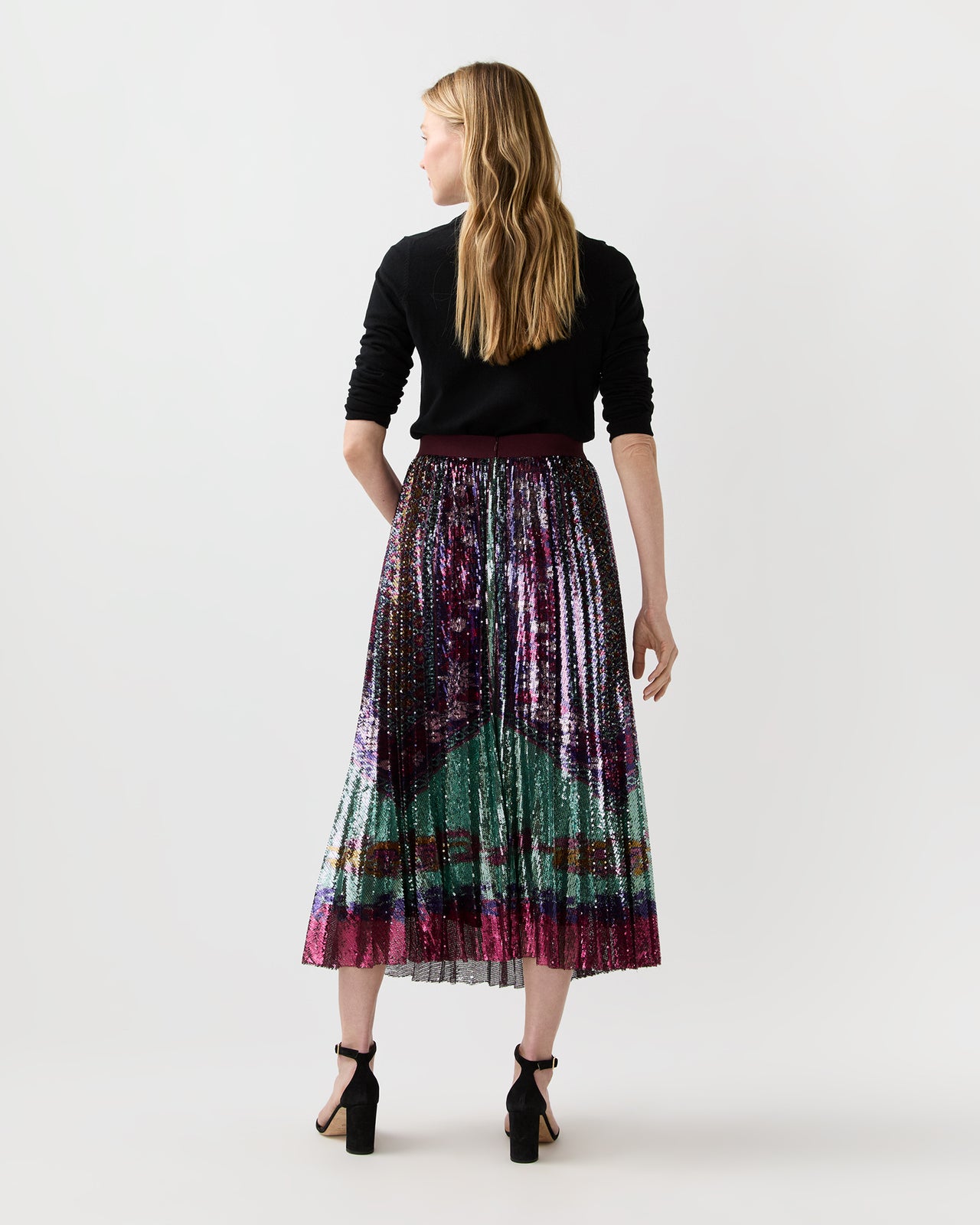 Accordion Skirt in Regalia
