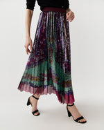 Load image into Gallery viewer, Accordion Skirt in Regalia
