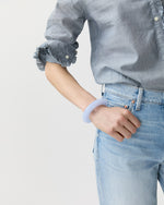 Load image into Gallery viewer, Ridge Cuff in Marbled Blue Lace
