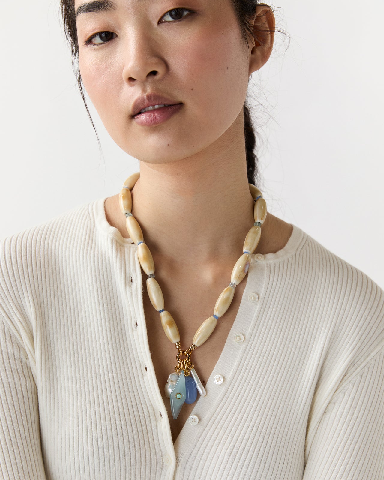 Marilla Necklace in Seashell