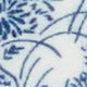 Hand-Rolled Cotton Pocket Square in White/Navy Wild Woodland Liberty Fabric
