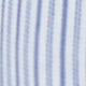 Button-Front Boxer Short in Blue Multi Pinstripe Poplin