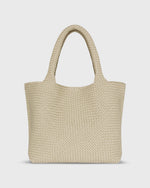 Load image into Gallery viewer, Mercato Handwoven Tote in Beige Coated Cotton
