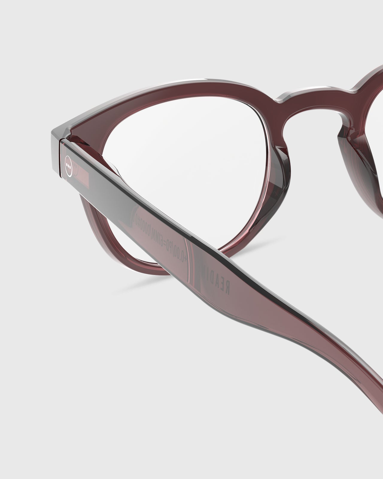 #C Reading Glasses in Old Leather