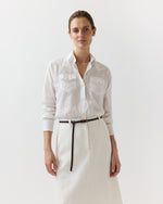 Load image into Gallery viewer, Western Shirt in White Eyelet

