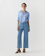 Load image into Gallery viewer, Frankie Cropped Pant in 7-Year Indigo Lightweight Denim
