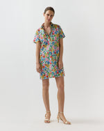 Load image into Gallery viewer, Short-Sleeved Popover Dress in Multi Clarabell Liberty Fabric

