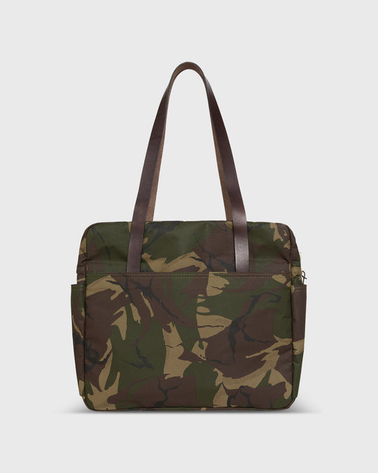 Zip-Top Tote in Camouflage