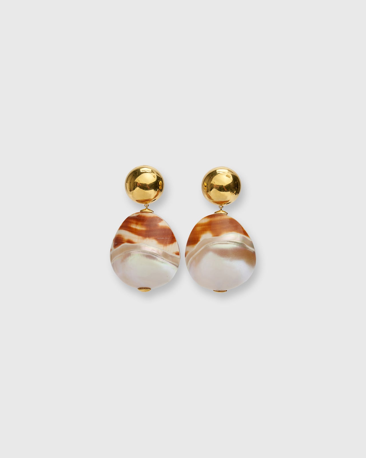 Rodan Pearl Clip-On Earrings in Tigre