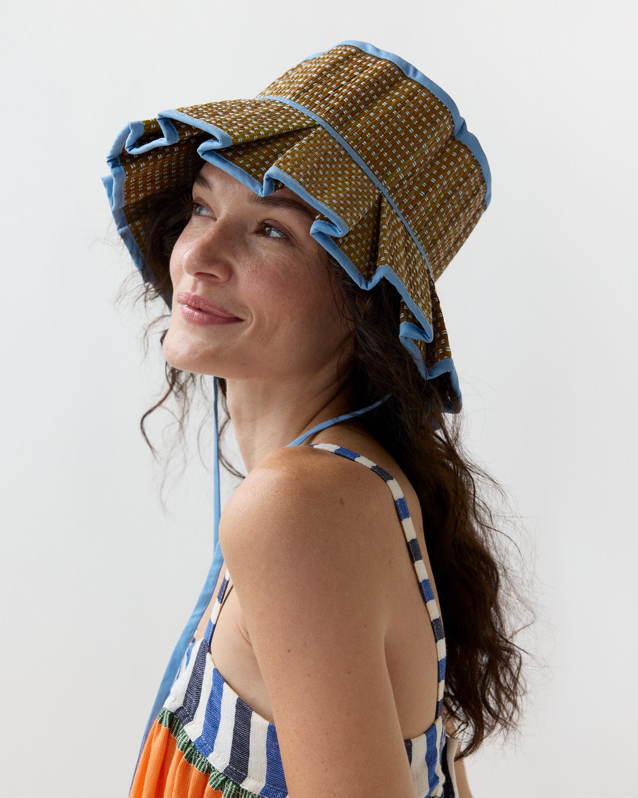 Island Beauty Point Hat in Sea Scape