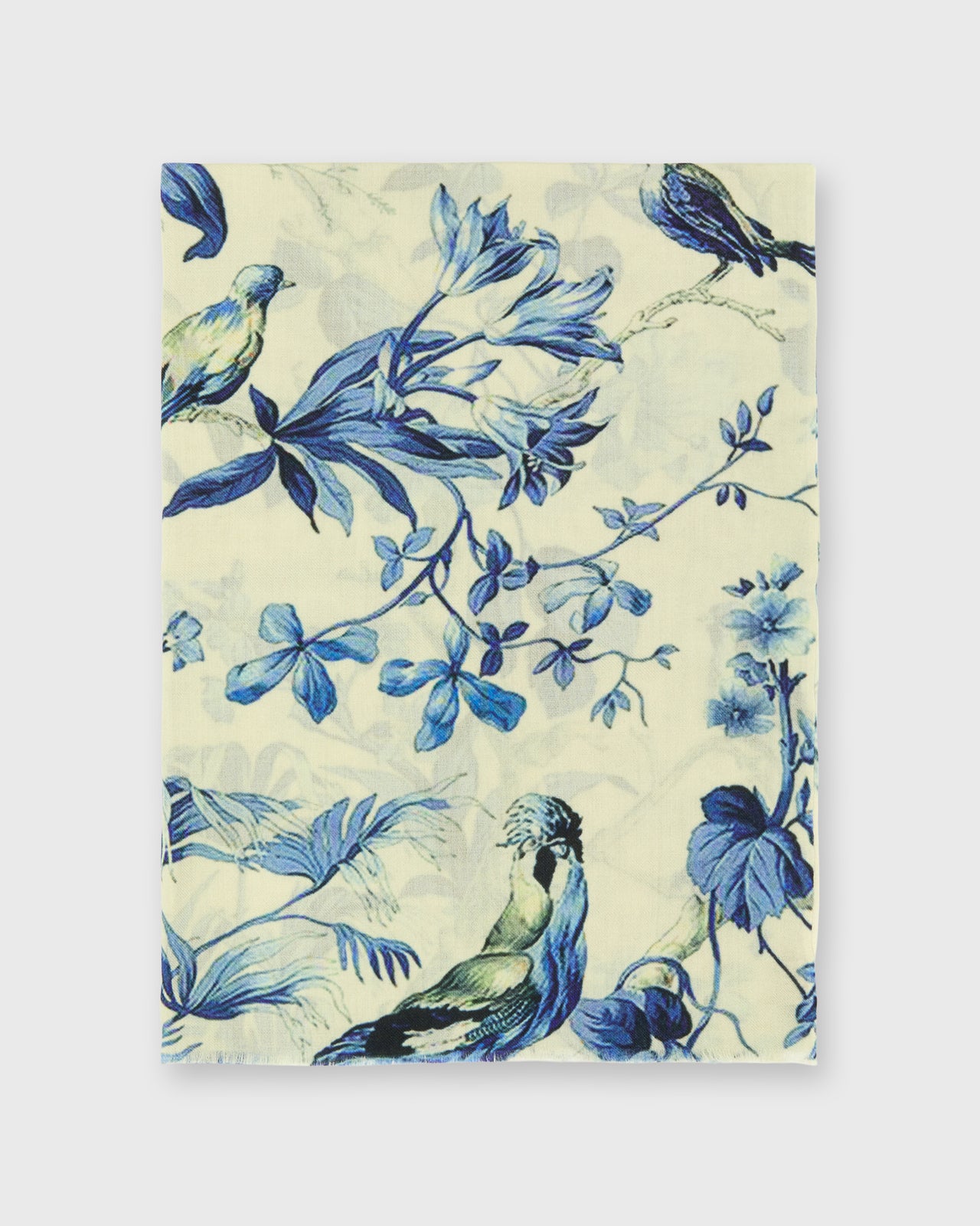 Birdsong Flora Scarf in Ivory Combo