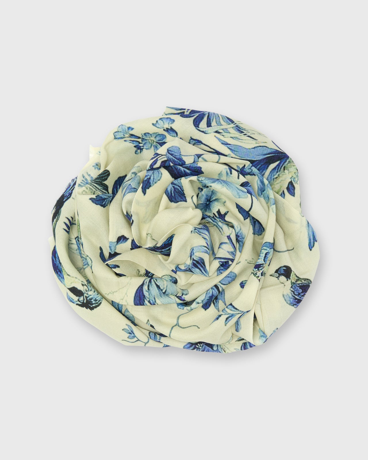 Birdsong Flora Scarf in Ivory Combo