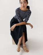Load image into Gallery viewer, Chloe Tie Sandal in Platino Leather
