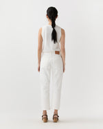 Load image into Gallery viewer, Sisli Cropped Jean in Natural White
