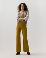 Load image into Gallery viewer, Camille Patch-Pocket Jean in Golden Rod Stretch Corduroy
