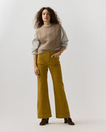 Load image into Gallery viewer, Camille Patch-Pocket Jean in Golden Rod Stretch Corduroy

