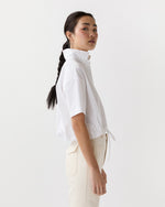 Load image into Gallery viewer, Tie-Waist Shirt in White
