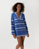 Load image into Gallery viewer, Raey Column Dress in Tebibi Blue
