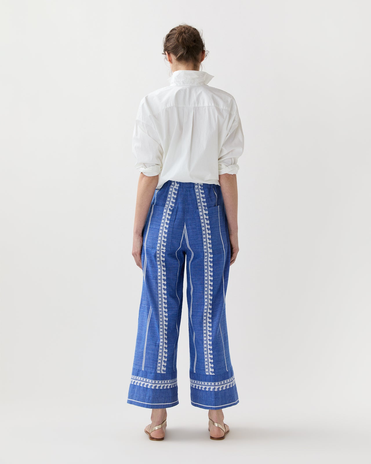 Desta Pant in Tebibi Blue