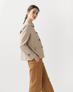 Load image into Gallery viewer, Cropped Trench Coat in Sand
