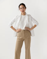 Load image into Gallery viewer, Stand Up Collar Blazer in Off White
