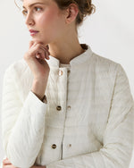 Load image into Gallery viewer, Matte/Shiny Reversible Short Jacket in White
