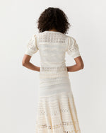 Load image into Gallery viewer, Marcelena Eyelet Top in Cowrie
