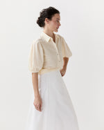 Load image into Gallery viewer, Cordelia Button Up Top in Cowrie
