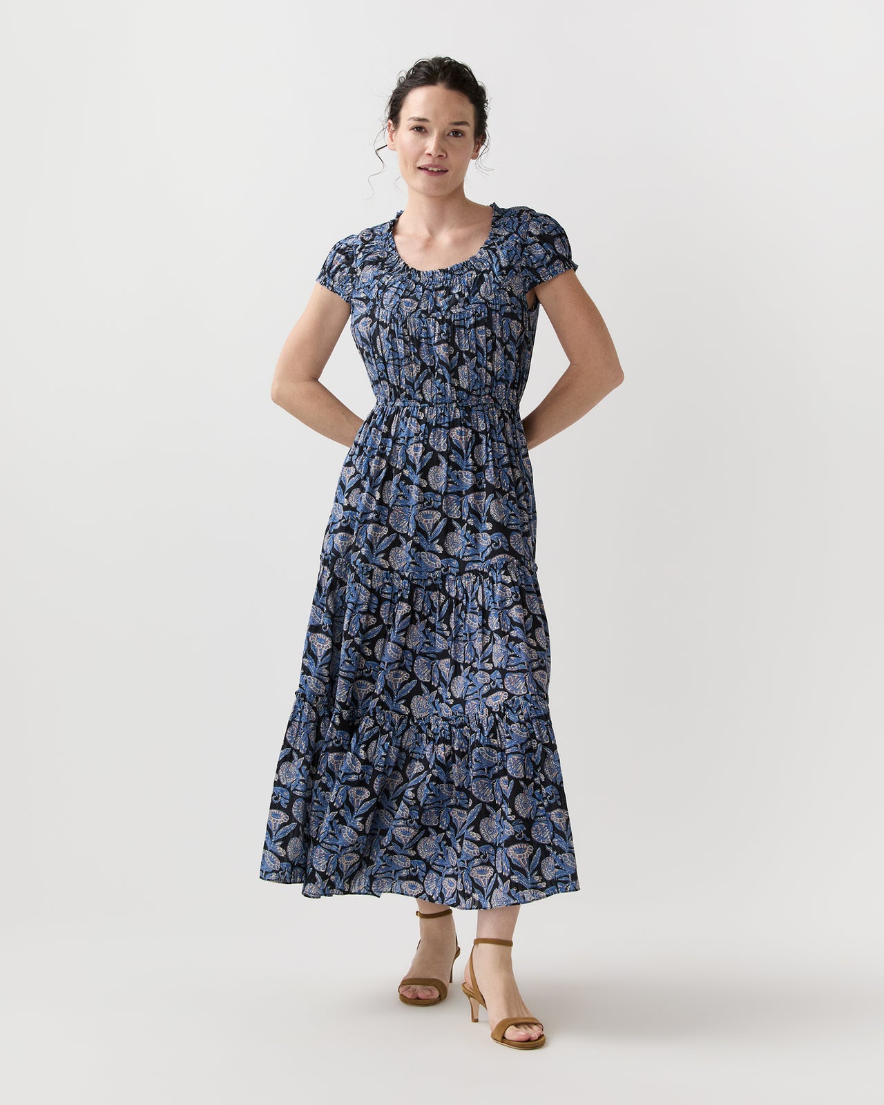 Alexi Midi Dress in Zinnia