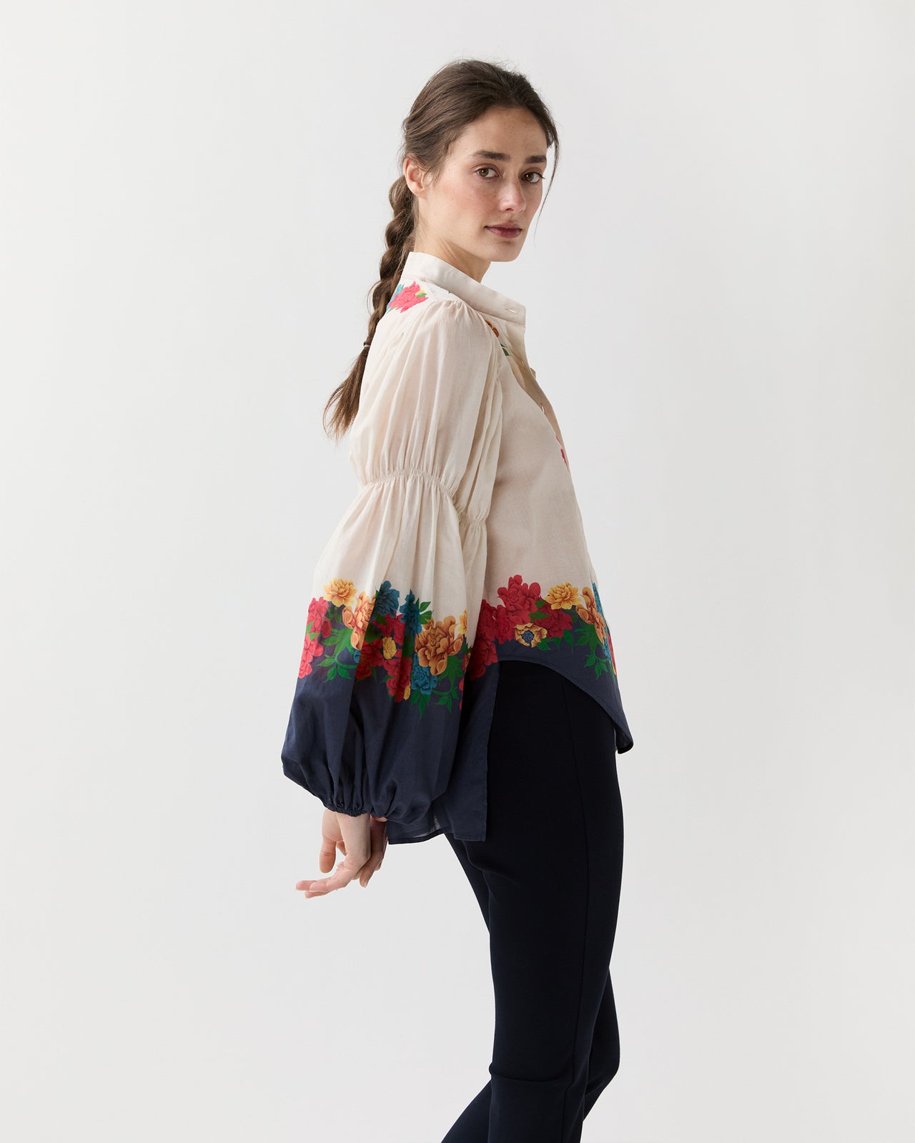 Pina Shirt in Princess Peony Placée