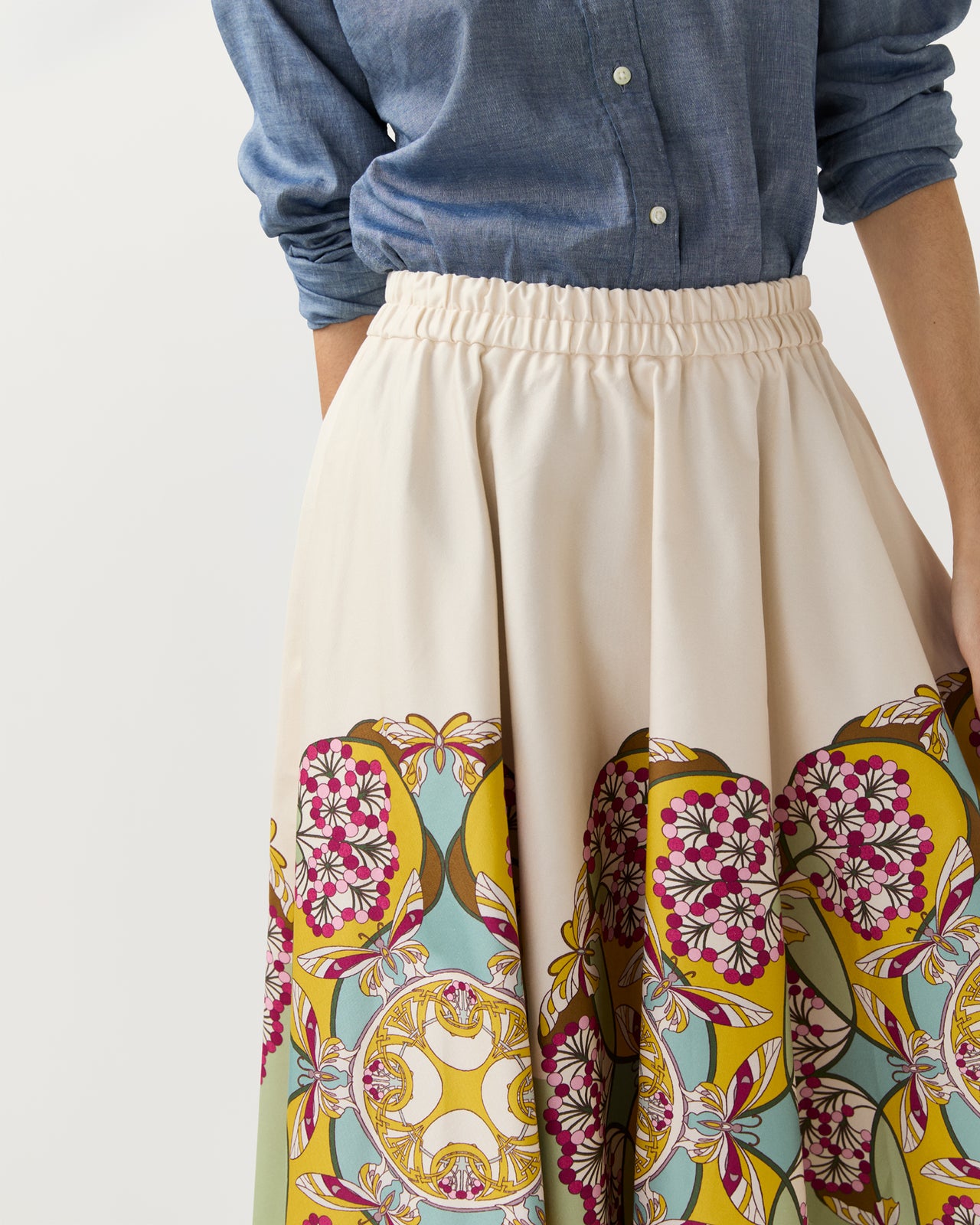 Ballerina Skirt in Florette Placée