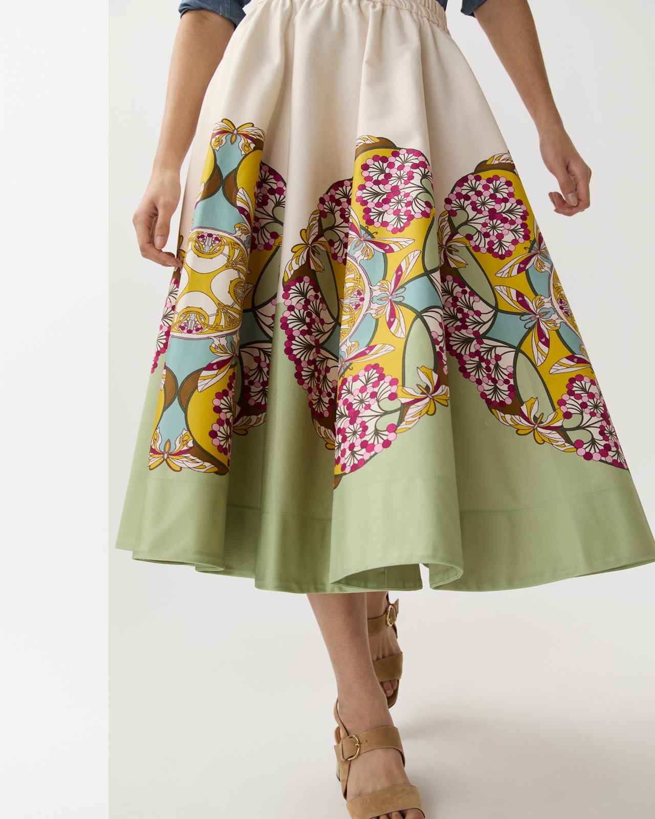 Ballerina Skirt in Florette Placée