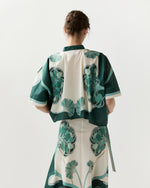 Load image into Gallery viewer, Mini Foulard Shirt in Blooming Tulip Placée
