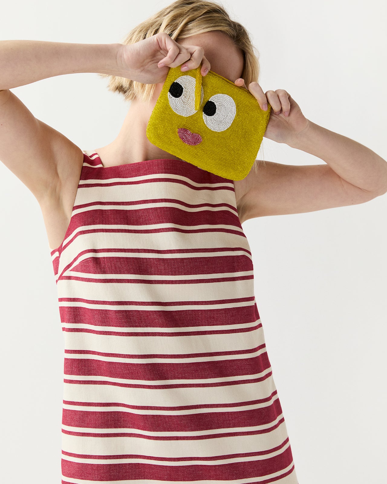 Mini Sweetheart Clutch in Yellow